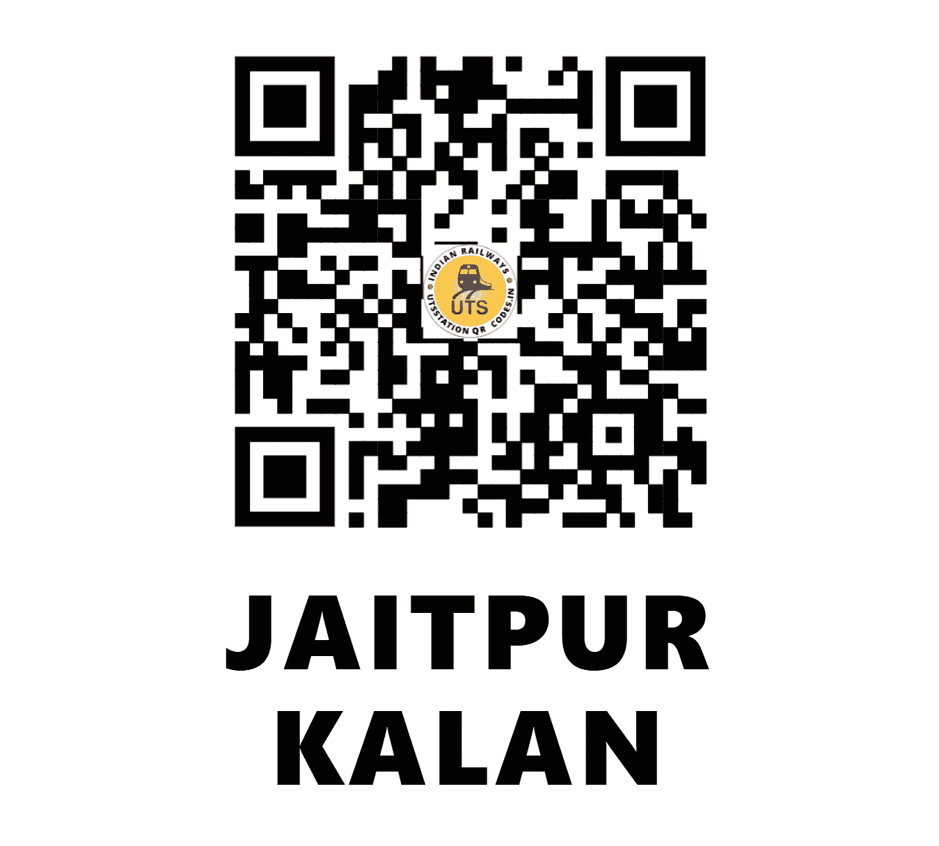 UTS QR Code for JAITPUR KALAN - JTKN (NC - UTTAR PRADESH)